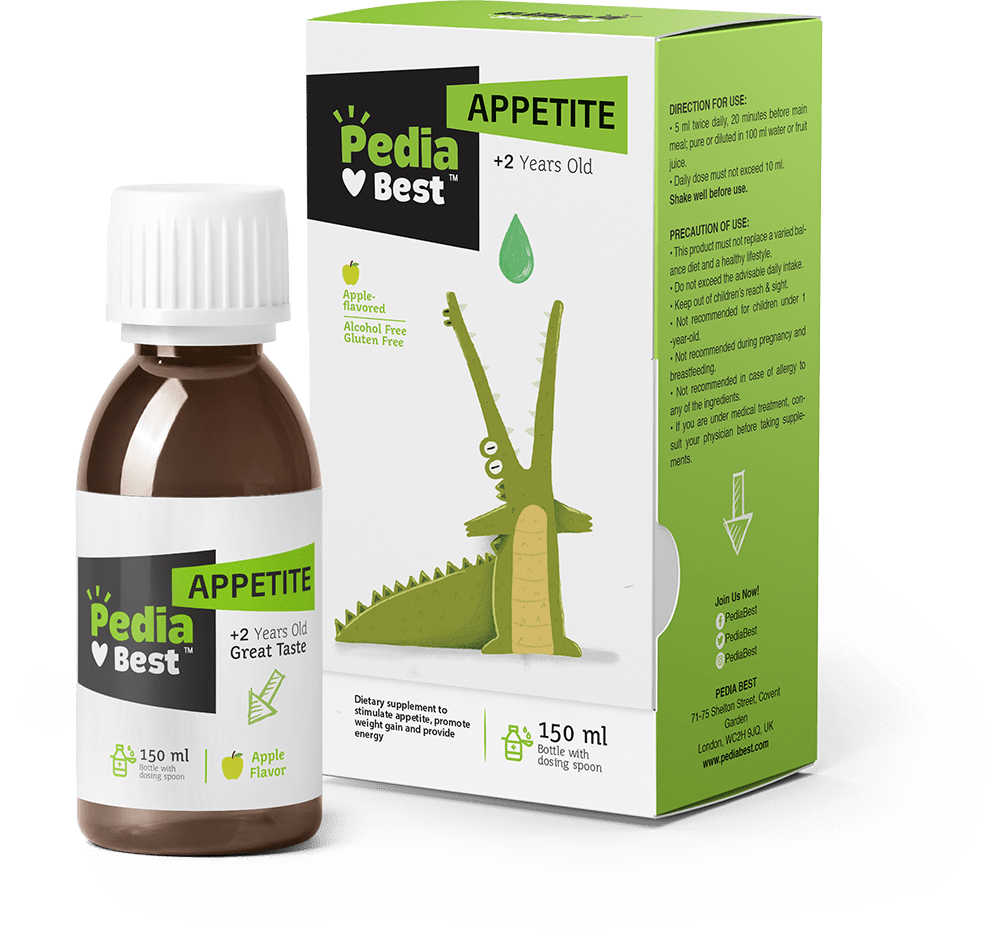 pediabest appetite syrup box bottle